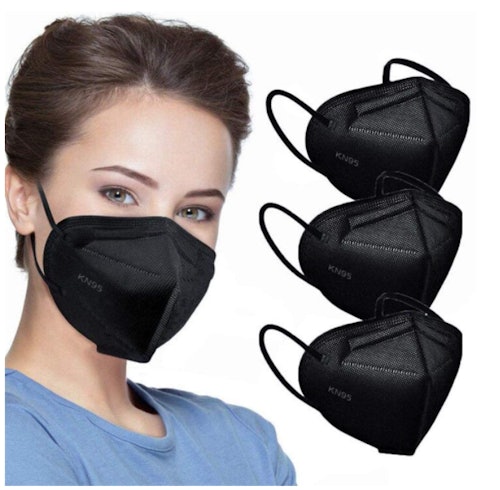 KN95 Face Masks in Black (50-pack)