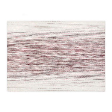 Otto Woven Vinyl Placemats in Wine (Set of 4)