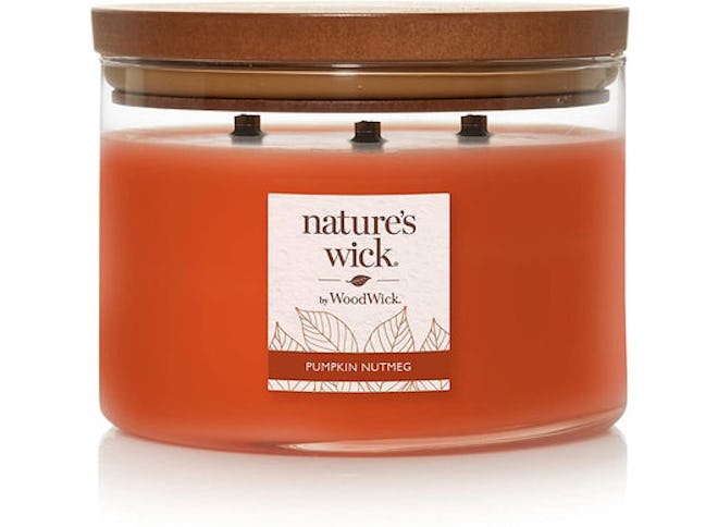  Nature's Wick Pumpkin Nutmeg Candle, 18 oz.