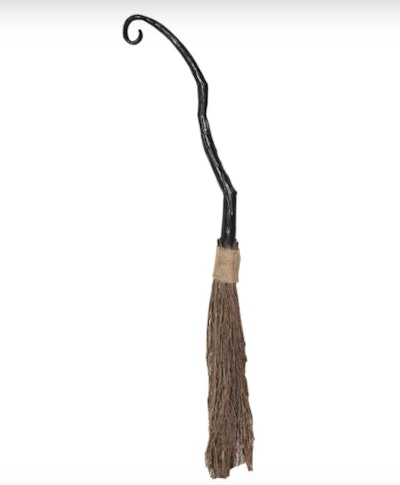 Crooked witch broom