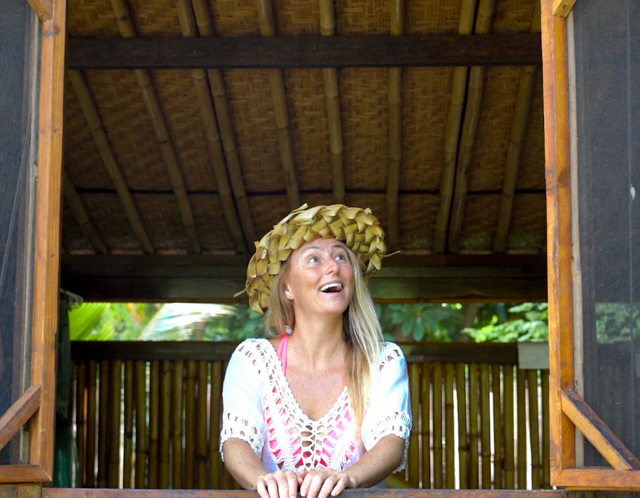 Alison Teal in her Hawaiian Treehouse
