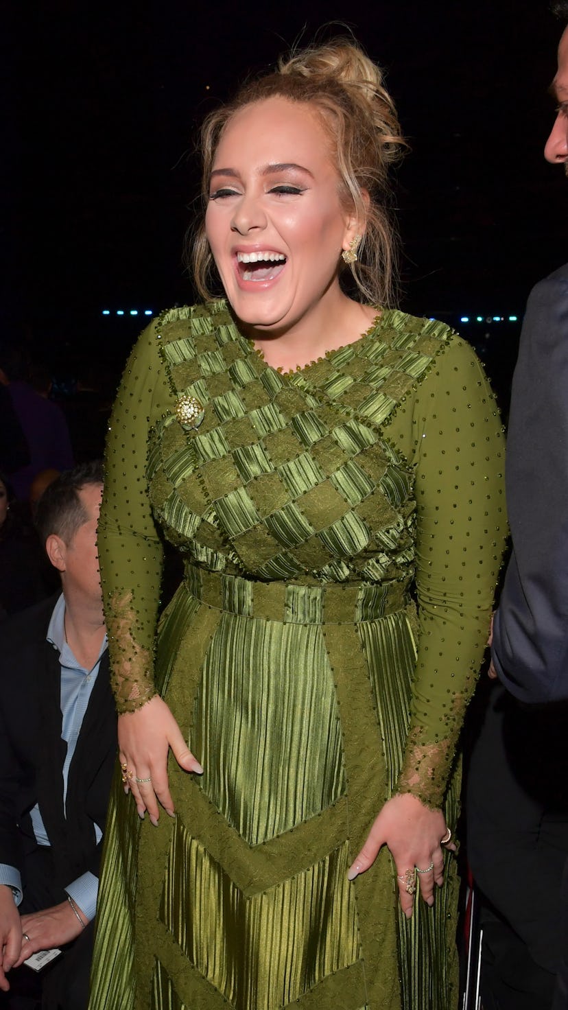 Adele at The 59th GRAMMY Awards