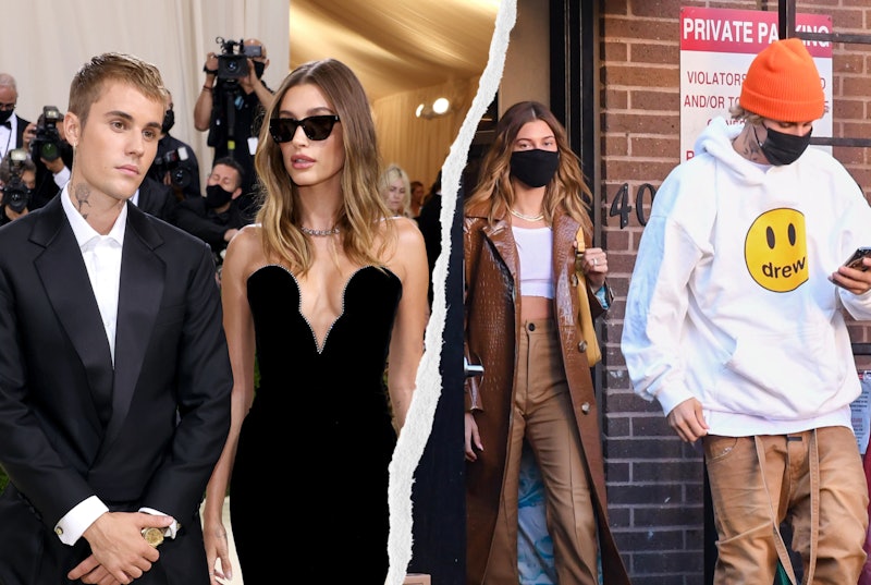 See 5 Hailey Bieber & Justin Bieber photos of matching date outfits, from red carpets to restaurants...