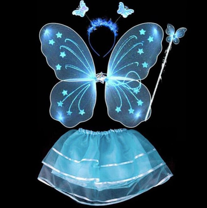 A fairy costume that glows