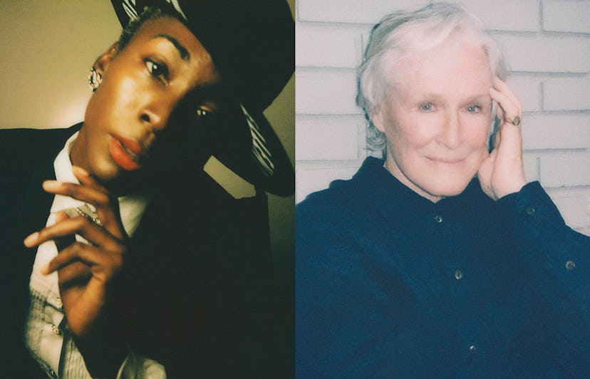 Angelica Ross and Glenn Close