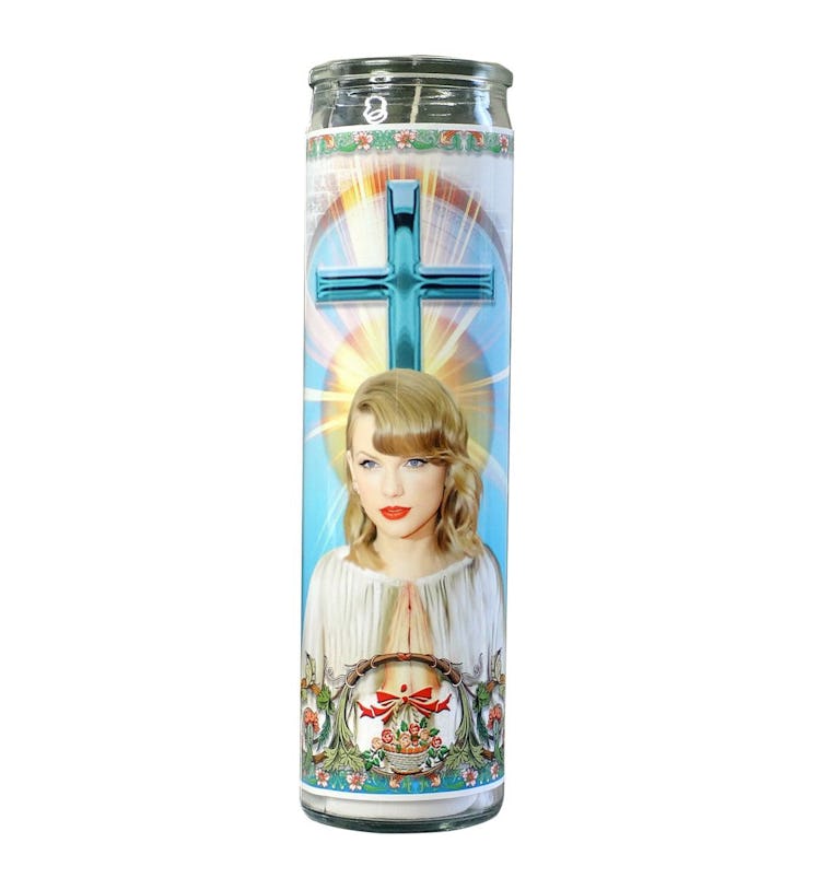 Taylor Swift prayer candle 