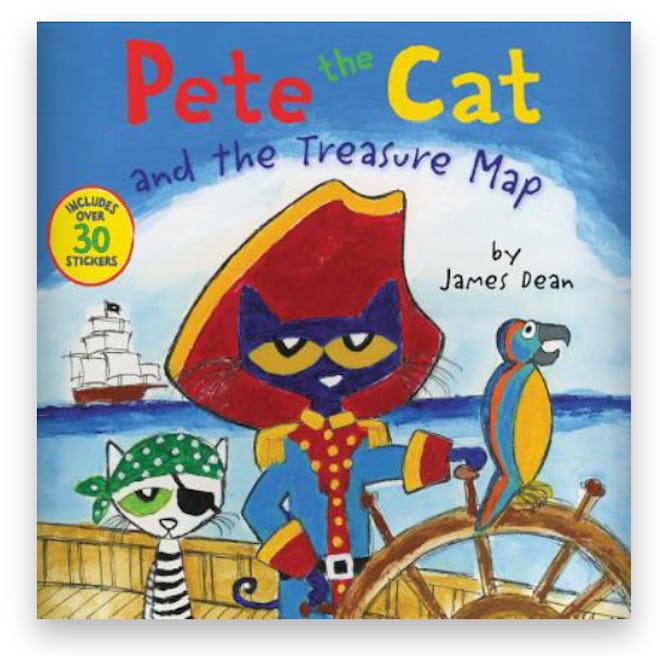 Cover art for 'Pete the Cat and the Treasure Map'