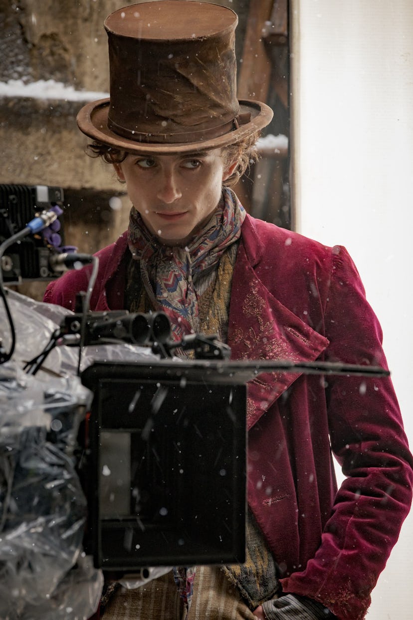 Timothee Chalamet as Wonka
