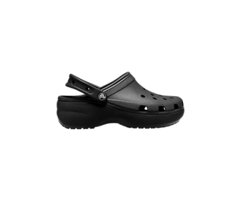 Crocs Black Platform Rubber Clog