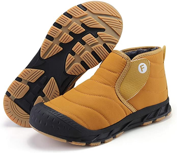 Eagsouni Winter Shoes Slip On Ankle Booties