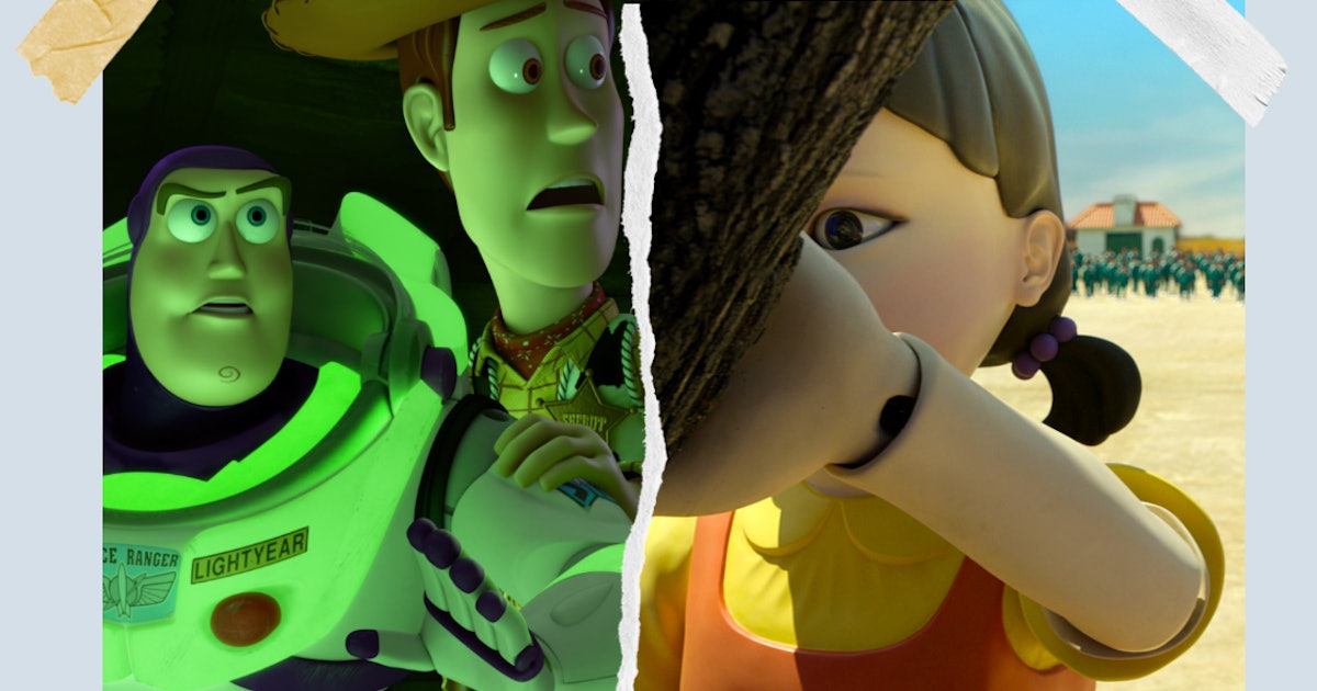 Watch 'Toy Story' Characters Play 'Squid Game's Red Light, Green Light Challenge - Bustle