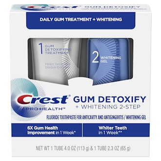 Crest Pro-Health Gum Detoxify + Whitening 2-Step Toothpaste, 4.0 and 2.3 Oz.
