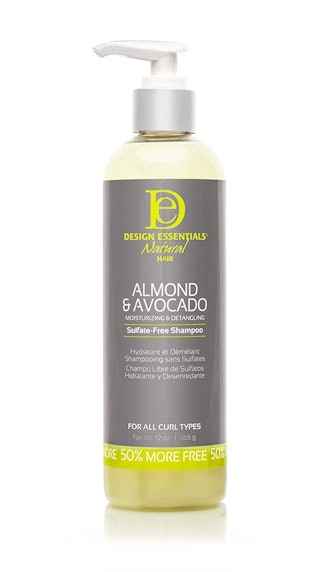 Design Essentials Almond & Avocado Sulfate-Free Shampoo (12 Fl. Oz.) 