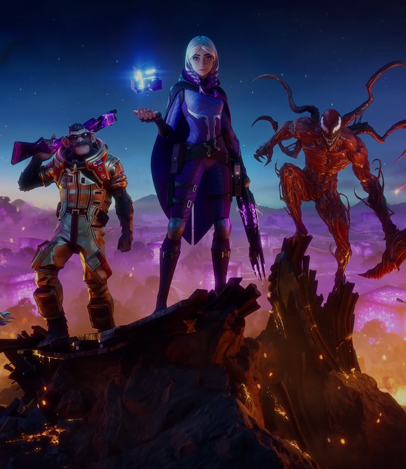 A screenshot from the latest season of Fortnite