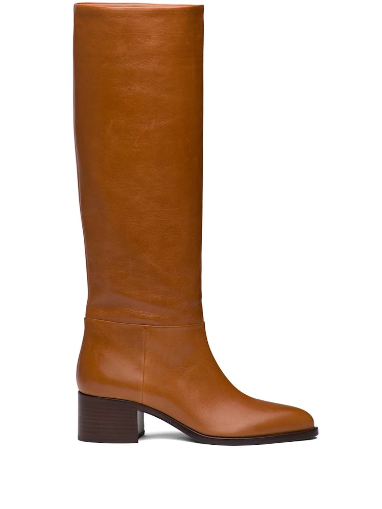 Pointed Toe Knee-High Boots