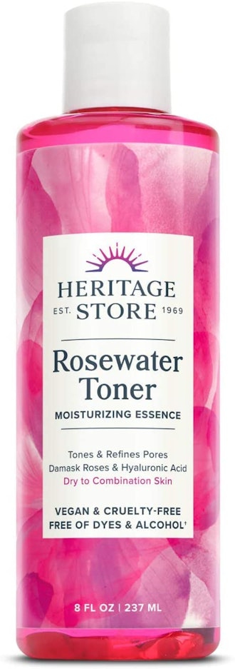 Heritage Store Rosewater Facial Toner w/Hyaluronic Acid