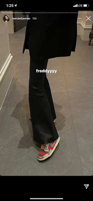 Kendall Jenner's Freddy Krueger sneakers