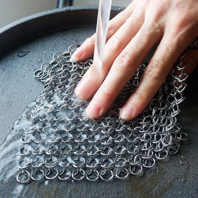 BOTEFEI Chain Mail Cast Iron Cleaner