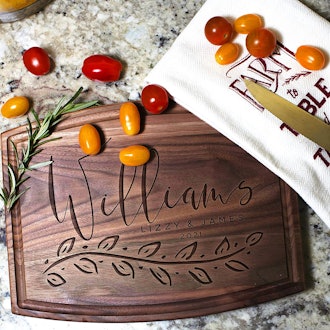Be Burgundy Personalized Cutting Board