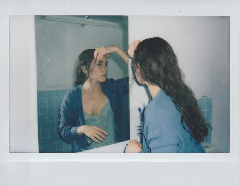 Noomi Rapace on the set of ‘Lamb.'