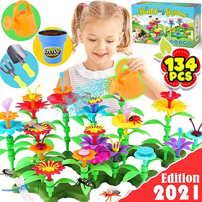 GoodyKing Flower Garden Building Toys 