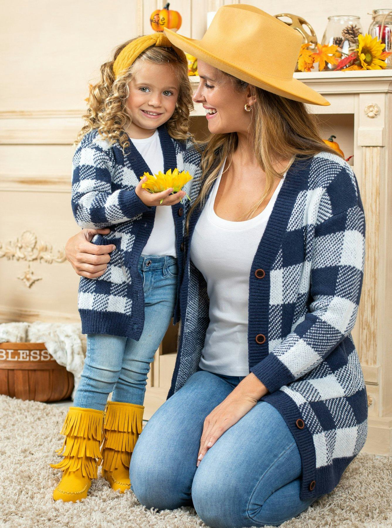 Mom and daughter 2024 matching thanksgiving outfits