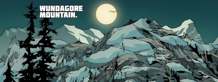 Wundagore Mountain, as depicted in AVX: Vs Vol. 1 #5