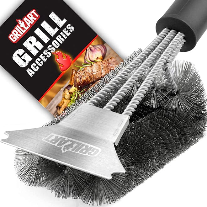 GRILLART Grill Brush & Scraper