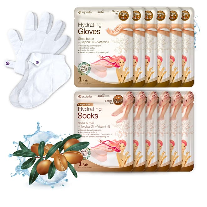 Epielle Hydrating Hand & Foot Masks (12 Pack)