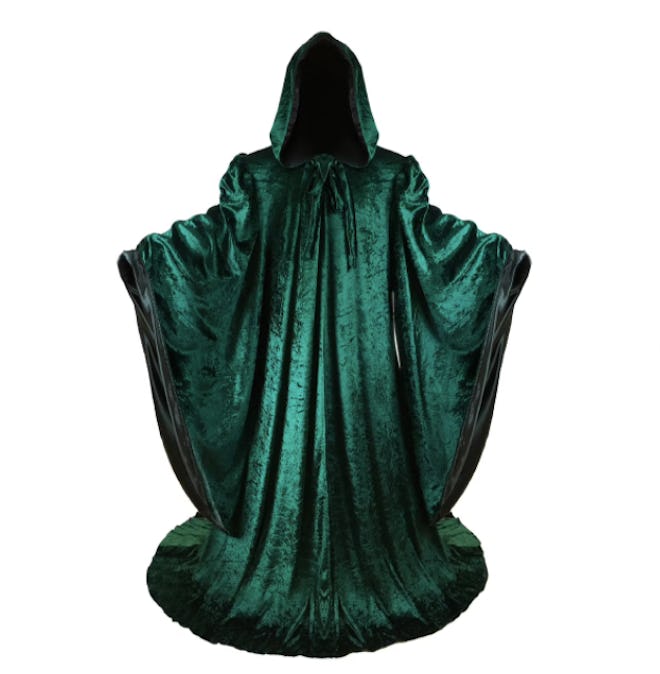 Green wizard robe