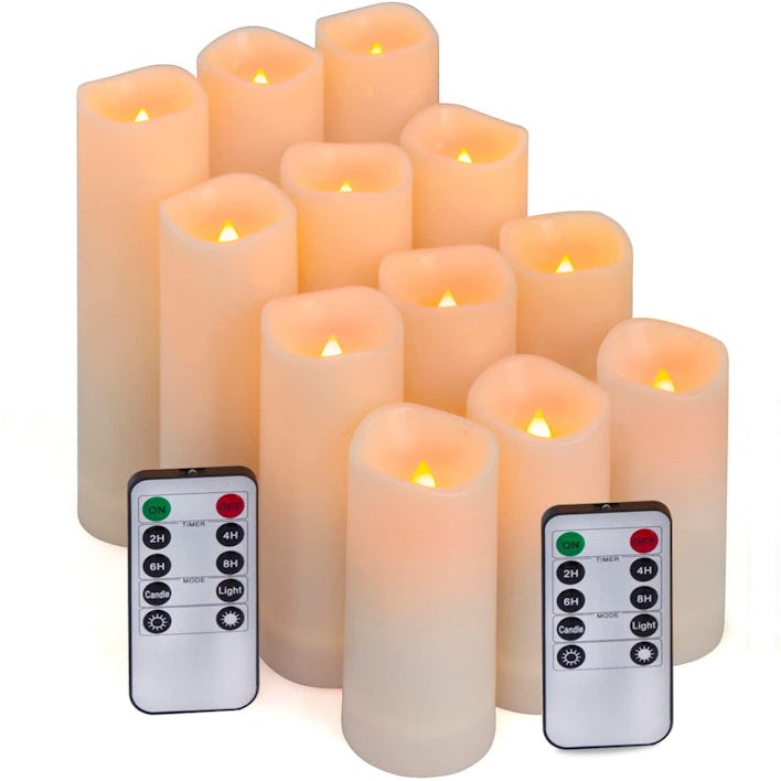 Aignis Flameless Candles (Set of 12)