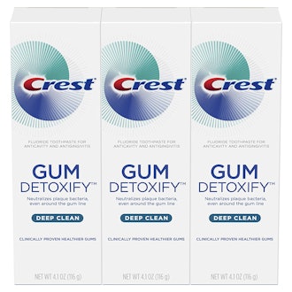 Crest Gum Detoxify Deep Clean Toothpaste (3-Pack), 4.1 Oz. Each