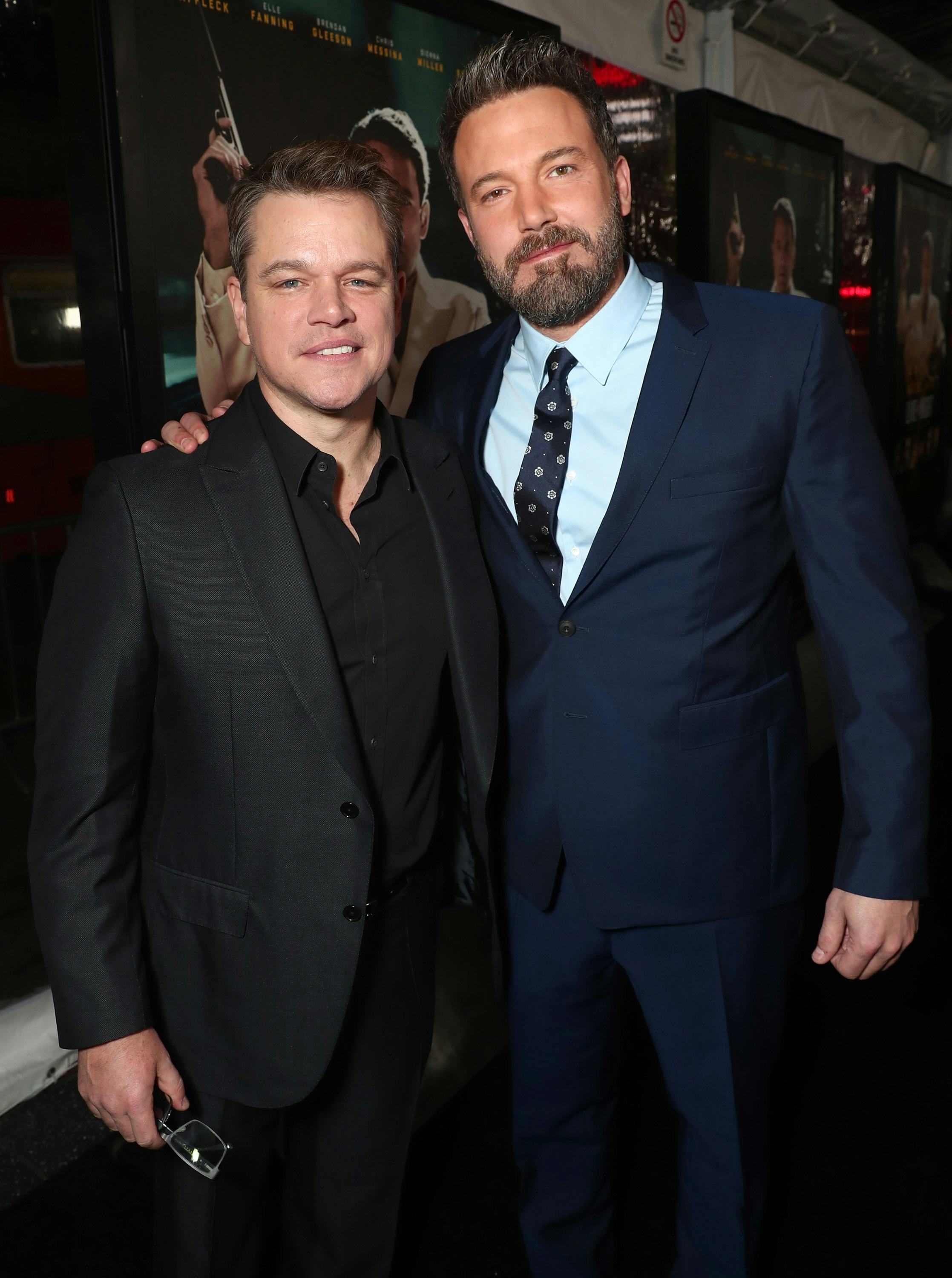 Ben Affleck And Matt Damon Almost Kiss In 'The Last Duel'