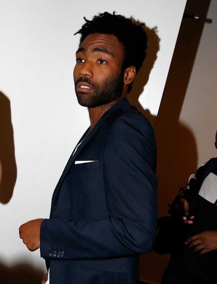 Donald Glover backstage at the 2015 BET Awards in LA.