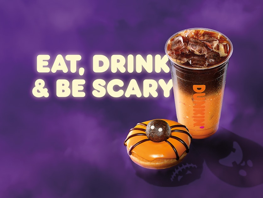 Dunkin's New Halloween Drink, Peanut Butter Macchiato, Is A Sweet Sip
