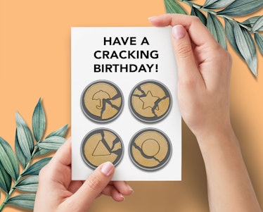 The Dalgona cookies from 'Squid Game' are on some 'Squid Game' birthday cards on Etsy. 