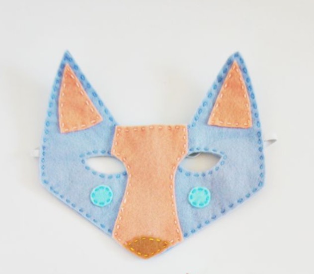 Fox face mask for Halloween