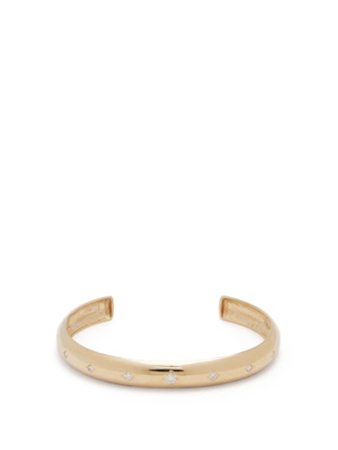 Zoë Chicco Diamond & 14kt Gold Cuff Bracelet