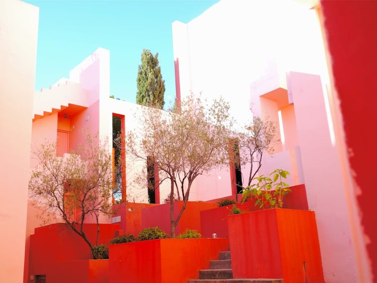 This Airbnb in Spain looks like 'Squid Game' with its colorful staircases. 