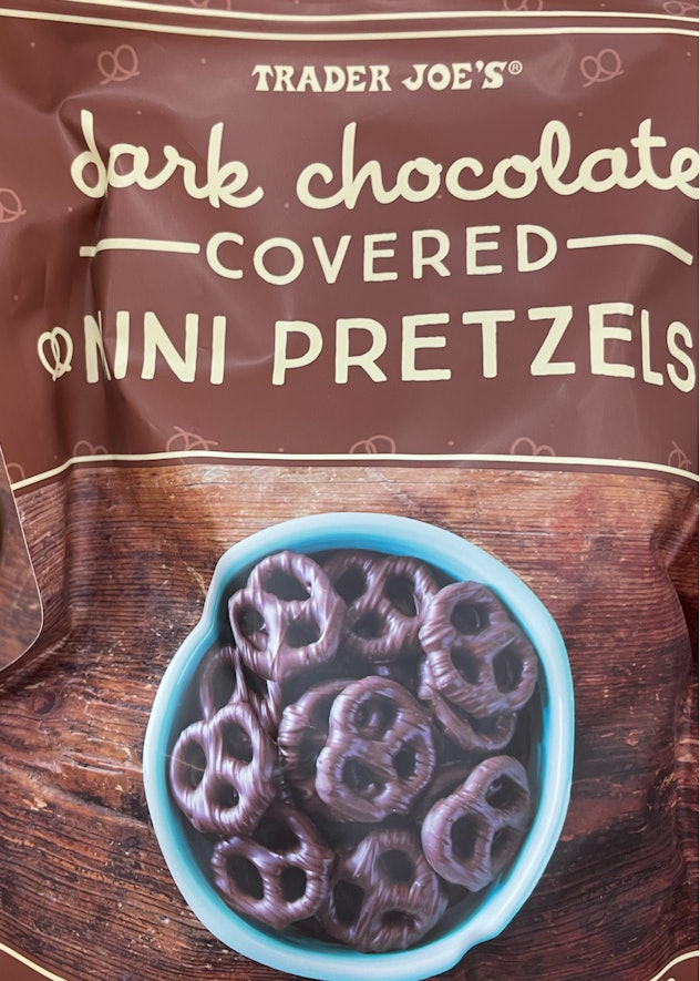 dark chocolate covered pretzels