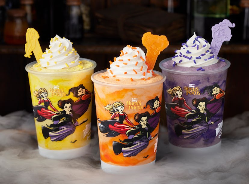 These Carvel 'Hocus Pocus' milkshakes include three bewitching flavors.