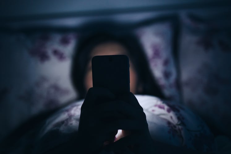 phone in bed