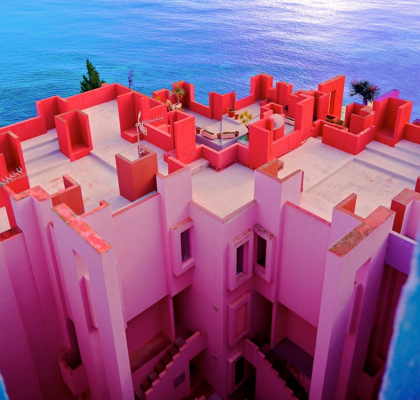 This Airbnb in Spain looks like 'Squid Game' with its colorful staircases.