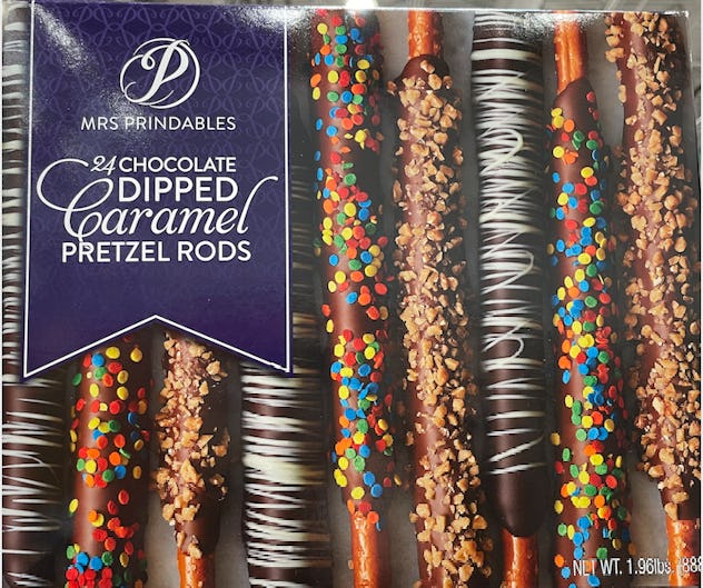 dipped pretzel rods
