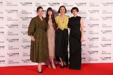 Olivia Colman, Dakota Johnson, Maggie Gyllenhaal and Jessie Buckley attend "The Lost Daughter" UK Pr...