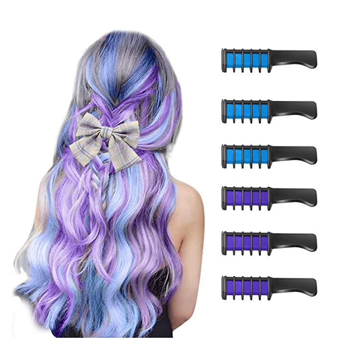 MSDADA Hair Chalk Comb (6-Pack)