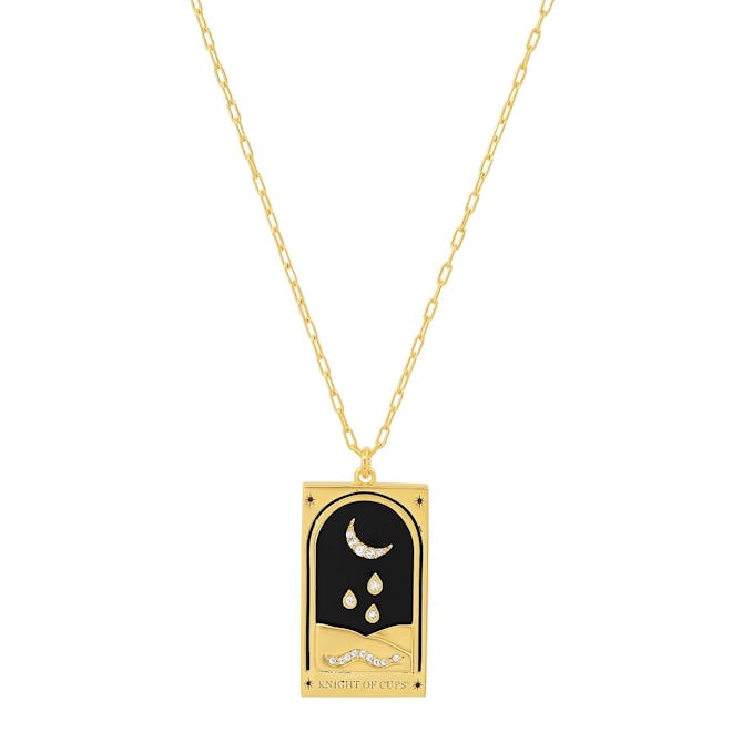 Knight of Cups Tarot Necklace from TAI jewelry.