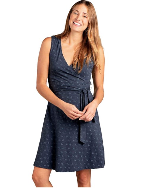 Toad&amp;Co Cue Sleeveless Wrap Dress