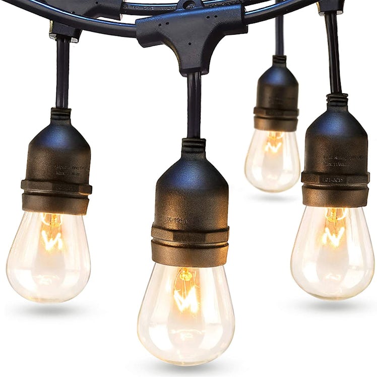 addlon Weatherproof Outdoor String Lights (48 Ft)