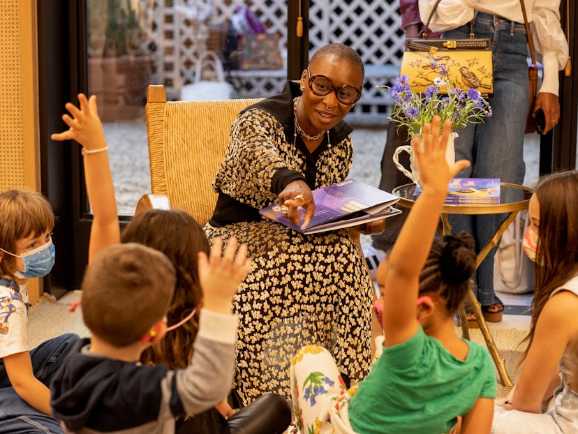 Cynthia Erivo reads her new book, 'Remember to Dream Ebere,' to young fans.